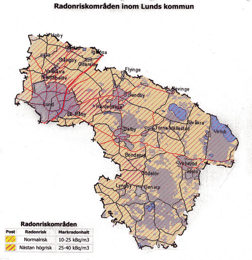 Radoninventering i Lunds kommun