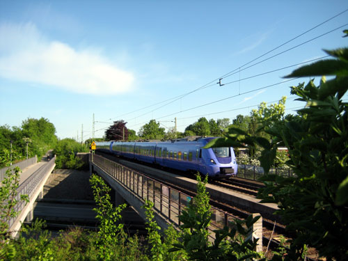 pågatåg vid Norra ringen